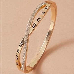 Golden Numeral Bangle